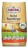 Substral Naturen Bio Herbst Rasendünger, kaliumreicher Spezial-Rasendünger mit lang anhaltender Wirkung, 16kg