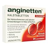 ANGINETTEN Halstabletten zuckerfrei Kirsche 24 St