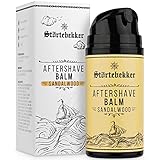 NEU: Störtebekker® Premium After Shave Balsam für Herren - Gegen Hautirritationen, Rasurbrand - Hautpflege nach der Rasur - Angenehmer Sandelholz Duft - Männer Aftershave Balm - Made in Germany