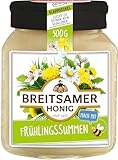 Breitsamer Honig Frühlingssummen 500g cremig - blumig mild mit feiner Süße - aus der ersten Honigernte im Jahr (1 x 500g)