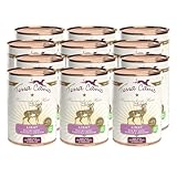 Terra Canis Wild, Gurke & Pfirsich - Light Nassfutter, 12x400g I Premium Hundefutter in 100% Lebensmittelqualität Aller Rohstoffe I Kalorien- & fettreduziert, Getreide- & glutenfrei