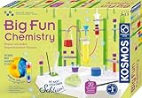 KOSMOS 645649 Big Fun Chemistry - Die verrückte Chemie-Station, Experimentierkasten für Kinder ab 8 Jahre, glibbriger Schleim, blubbernde Flüssigkeiten, Chemiebaukasten für Kinder