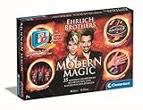 Clementoni 59313 Ehrlich Brothers Modern Magic, Zauberkasten für Kinder ab 7 Jahren, magisches Equipment für 35 moderne Zaubertricks, inkl. 3D Erklärvideos, ideal als Geschenk