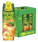 Rauch Happy Day Multivitamin | mit 9 wertvollen Vitaminen | eine Genussreise um die Welt | 6x 1l Tetra Prisma