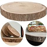 LS-LebenStil Rindenbrett Rindenscheibe Ø 29-34cm Rund Geschliffen Baumscheibe Holzbrett