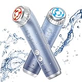 IBORRIA Aura2 Pro 2MHz Radiofrequenz Gerät Gesicht, 90kHz EMS Gerät Gesicht, Gesichts Massagegerät Gegen Falten Elektrisch, Gesichtsmassagegerät gegen Falten für die Anwendung zu Hause (Blau)