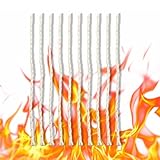 10 x Feuerzeug Docht, Docht Zubehör für Feuerzeug, Docht und Watte, Ersatz Benzin Feueranzünder, Langlebig und Einfach zu Verwenden, für Benzinfeuerzeuge