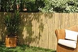 DE-COmmerce Bambus Zaun Sichtschutz CALAMA extra gehärtet (HxB) 180 x 500 cm Balkonsichtschutz, Gartenzaun, Sichtschutzzaun für Garten, Terrasse, Balkon