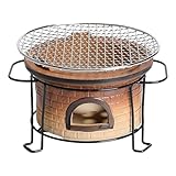 JISADER Holzkohlekocher, Grillofen, Campingkocher, Mehrzweck für draußen, im Garten, beim Camping, auf im Teezimmer