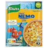 Knorr Suppenliebe Disney Findet Nemo Suppe leckere Nudelsuppe für Kinder und Erwachsene mit natürlichen Zutaten 2 Portionen