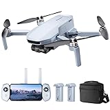 Potensic ATOM SE GPS Drohne mit 4K EIS Kamera, 62 Min. Flugzeit, unter 249g, 4KM FPV Übertragung, Bürstenloser Motor, Max.16m/s, Follow-Me/Rückkehr, RC Quadrocopter für Anfänger Erwachsene