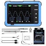 Gdfnmogo DSO510 Digitales Oszilloskop, 48 MS/s, 10 MHz Bandbreite, Multifunktions-Signalgenerator mit 7,1 cm LCD-Bildschirm und 1000 mAh Akku