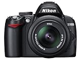 Nikon D3000 Digital SLR Camera with 18-55mm VR Lens Kit (10.2MP) 3 inch LCD (Certified Refurbished)