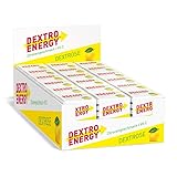 DEXTRO ENERGY WÜRFEL ZITRONE + VITAMIN C (18er Pack) - Traubenzucker Würfel mit Kohlenhydraten und Vitaminen zur Unterstützung des Immunsystems, zur Kohlenhydrat Versorgung im Alltag und Beruf