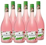 Söhnlein Brillant Melone Flamingo (6 x 0,75 l) halbtrockene und fruchtige Alternative zu Sekt; angenehm fruchtiger Geschmack mit Aromen der Melone; feinperlig; lebendiges prickeln