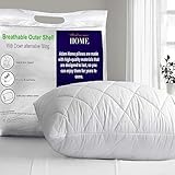 Adam Home Gesteppt Kissen 1er-Pack (80x80cm) kopfkissen in Hotelqualität, Seitenschläfer-Pillow for Sleeping, schnell zurückfedernde, staubdichte, hochwertig gefüllte Pillow