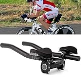 Sortim Aero Triathlon Time Trial Trial Fahrradlenker für Fahrradstütze, Lenker MTB oder Rennrad, Aluminiumlegierung, aktualisierte Version (schwarz)