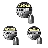 ECOMMUR Apolo Slug-Geschosse (6,35 mm) | Kugeln Kaliber .25 für Luftgewehre/Luftgewehre mit Druckluft [3 Schachteln]