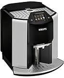 Krups EA907D Kaffeevollautomat mit Heißwasserfunktion und Aqua Filter System - Schwarz / Edelstahl