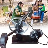 Tragbarer fußbetriebener Notstromaggregat, leiser Riemenantrieb für geringe Geräuschentwicklung, ideal für den Heimgebrauch und Outdoor-Abenteuer