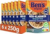 BEN’S ORIGINAL Express Risotto Fertiggerichte Hühnchen & Pilze, schnell und einfach fertig in nur 4 Minuten, 6 Packungen (6 x 250g)