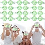 Skicuff Gurkenaugenpolster, Gel-Augenmasken, kühlende Heizung, Augenpads, Spa, Party, Übernachtung, Party, Schlummer, Partyzubehör, 12 Stück