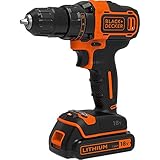 Black & Decker (BLACK + DECKER) 18V Lithium Akku-Bohrschrauber BDCDD186K