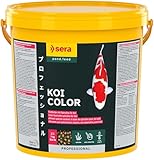 sera KOI Professional Color Farbfutter 7 kg (21L) | Koi-Fischfutter für perfekte Farben| Für Temperaturen über 8°C | Unterstützt das Wachstum von Kois | Geringere Wasserbelastung | Weniger Algen