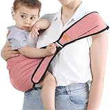 Kindertrage, Einstellbar Babytrage Seitlich, Kleinkind Trage Seitlich, Ergonomische Babytrage Variable Blickrichtung Schultergurte Multifunktionale Babytrage für Babys & Kleinkinder (5-30 kg) (D)