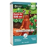 Plantura Bio-Schneckenkorn, regenfester Power-Wirkstoff, hochwirksame Schneckenbekämpfung an Obst Gemüse & Zierpflanzen, schonend für Haustiere, Vorteilspack: 350 g für 500 m²