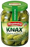 Hengstenberg Knax Gewürzgurken knackig-würzig, 370ml