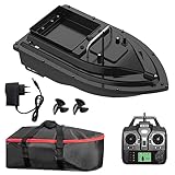 Kavolet 500m Köderboot Angeln Ferngesteuertes Futterboot, GPS Angelköderboot, 2KG Beladung Nachtangeln Köderboot mit großem Köderbehälter Automatisches Köderboot, 10000mAh wiederaufladbare Batterie