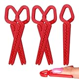 Bkljkf Nagelhautschutz Für Nagellackierung - 5 Stück Fingerschutz Clips | Auslaufsicher Nagellack Clips Für Frauen Mädchen Mit 3D Druck Für Zuhause Nagelstudio Reise Fest