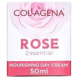 Collagena Rose Essential – Pflegende Tagescreme mit Rosenöl und Kollagenpeptiden | Tiefenwirksame Feuchtigkeits- und Anti-Aging-Pflege | Angereichert mit Sheabutter, Mandel- und Olivenölen | 50 ml