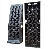 Laderampen,2 x Auto Rampen,Schwerlast,Auffahrrampe,Autoreifen Rampe,Extra Breit 7250 kg Maximale Zuladung Motorrad Transportsysteme,Stabil und robust,Für PKW SUV Last Car Ramp