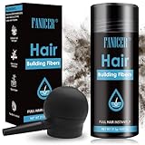 Faser-Haarpulver,sofortigen Kaschieren von Haarmangel, Haarfasern zur Haarverdichtung, Natürlich Unsichtbar ansatzpuder, Streuhaar Haarverdichtung für Frauen Männer, Tiefbraun