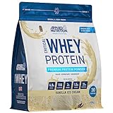 Applied Nutrition Critical Whey Protein Powder 900g - Hochwertiges Proteinpulver, Protein-Milchshake, Muskelaufbauergänzung mit BCAAs & Glutamin (30 Shakes) (Vanilla)