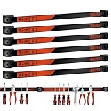CCLIFE 6tlg Magnetleiste Werkzeug 45cm MAX 60KG Magnetschiene Magnetisch Werkzeugleiste für Werkstatt