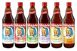 ROTBÄCKCHEN Lieblingssäfte 6er Pack (6 x 700 ml) - 6 verschiedene Sorten hochwertiger Direktsäfte mit wertvollen Vitaminen und Mineralstoffen