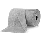 UNISOPH Einweg-Geschirrtücher, 2 Rollen Mikrofasertücher auf Rolle, wiederverwendbare Mikrofaser-Reinigungstücher, 25 x 25 cm, Reinigungstücher für Küche, Fenster, Auto, 40 Stück insgesamt