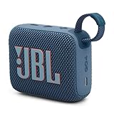 JBL Go 4 in Blau – Tragbare Bluetooth-Lautsprecher-Box mit JBL Pro Sound, tiefem Bass und Playtime-Boost-Funktion – Wasserfest und staubfest – 7 h Laufzeit