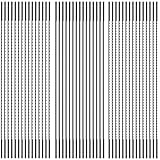 Eouayoree 45-Teiliges Dekupiersägeblatt-Set mit Glattem Ende, Langlebiges Dekupiersägeblatt zum Holzschneiden, 5 zum Schneiden Von und Kunststoff