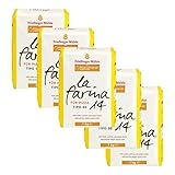 Frießinger Mühle La Farina 14 Pizzamehl Tipo 00 1 kg (5er Pack) | Italienisches Spezialmehl für original neapolitanische Pizza – fein vermahlenes Weizenmehl mit hoher Backstärke