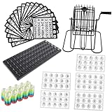 Milisten 1Satz Bingo Spielset Für Erwachsene Und Klassisches Bingo Für Partys Und Familienabende Einfaches Setup Und Endlose Unterhaltung Für Schule Und Gemeindezentren