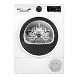 Bosch WQG241001, Serie 6, Wärmepumpentrockner, 9 kg, AutoDry, Quick-40-Trocknen, Nachlegefunktion, Sensitive-Drying-System, Halbe Beladung, Anti Vibration Design, 63 dB, Touch-Control, Zeitvorwahl