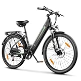 Dripex E-Bike Herren Damen, Elektrofahrrad 26'' Trekkingrad mit 250W Motor, 36V 15Ah Lithium-Akku, Pedalunterstützung Bietet eine Reichweite von 60-90 KM