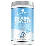 LINEAVI Inulinpulver, 500g Inulin Pulver, kalorienarmer Ballaststoff aus der Chicoree Wurzel (Zichorie), Darmflora, für Getränke und zum Kochen und Backen verwendbar, in Deutschland hergestellt