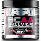 BCAA Pulver (Beeren-Geschmack) - 14.000 mg+ BCAAs pro Portion - 10:1:1 Verhältnis - BCAA Drink - vor, während und nach dem Training (330 Gramm)