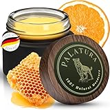 PALATURA 100% Natural Woodcare, natürliche Holzpflege, Premium Holzwachs, Holzschutz innen und außen, Möbelwachs, Möbelpflege, 100ml, sehr ergiebig