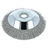vhbw Universal Soft-Unkrautbürste für Gartengerät, Freischneider mit Aufnahmegröße bis 25,4 mm - Ø 20 cm